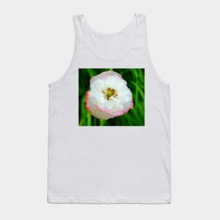 Poppy white flower photo Tank Top